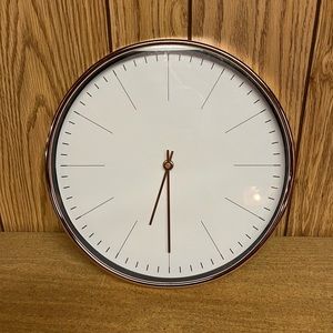 Rose Gold Clock
